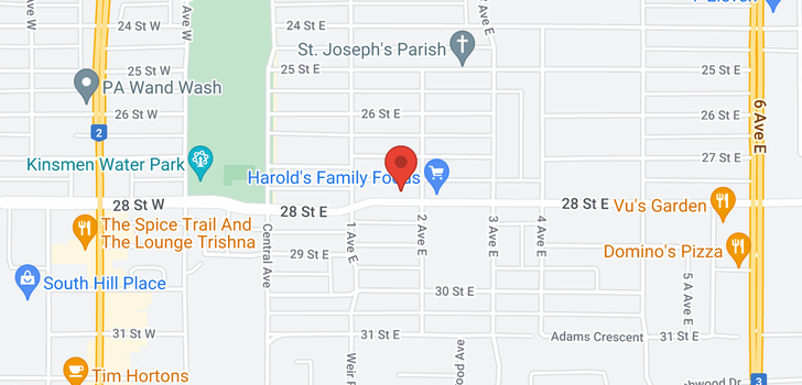 map of 156 28th ST E